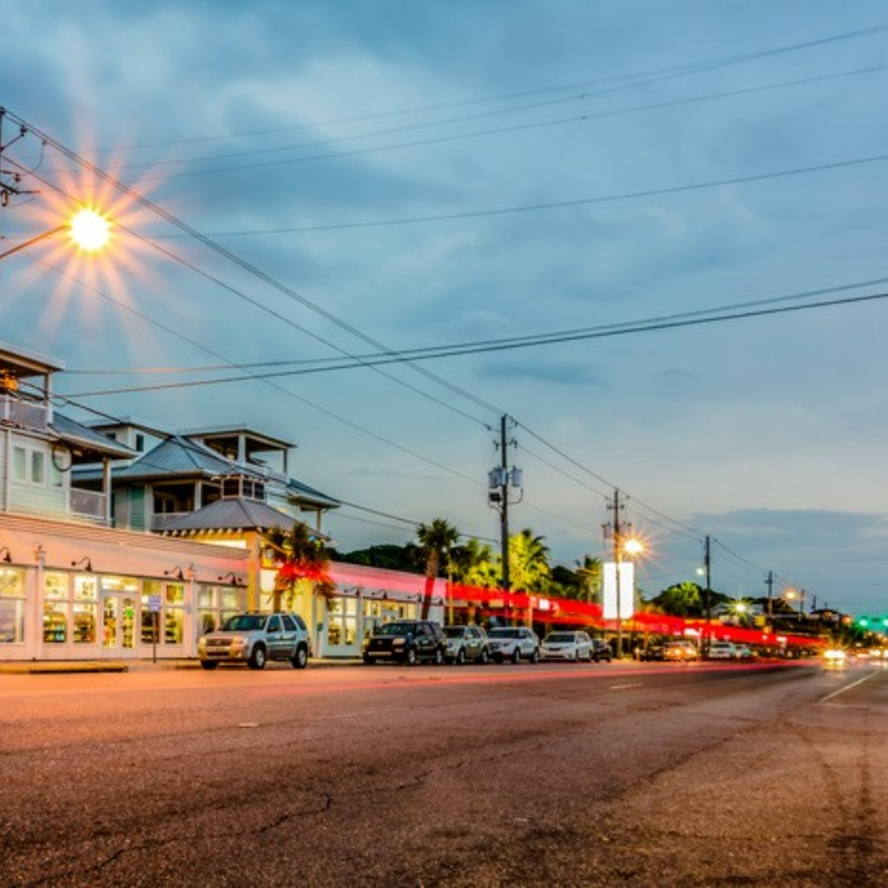 Downtown Tybee Island Street