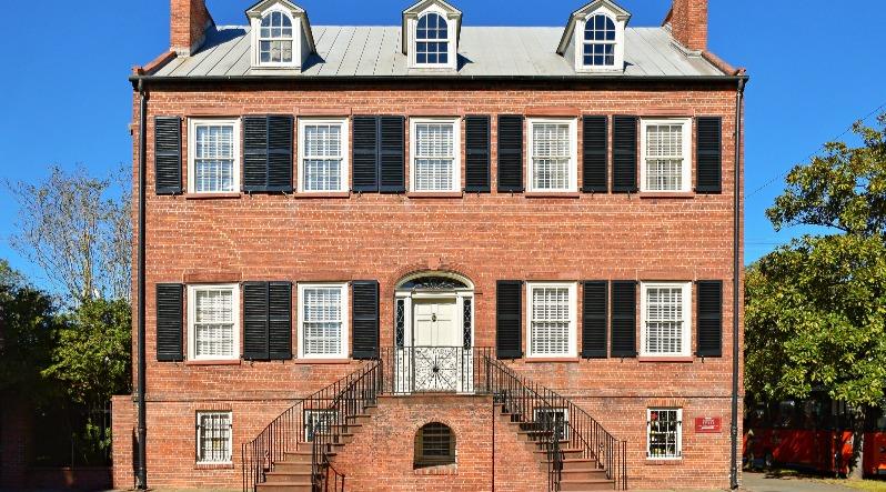 Front Of Davenport House Museum