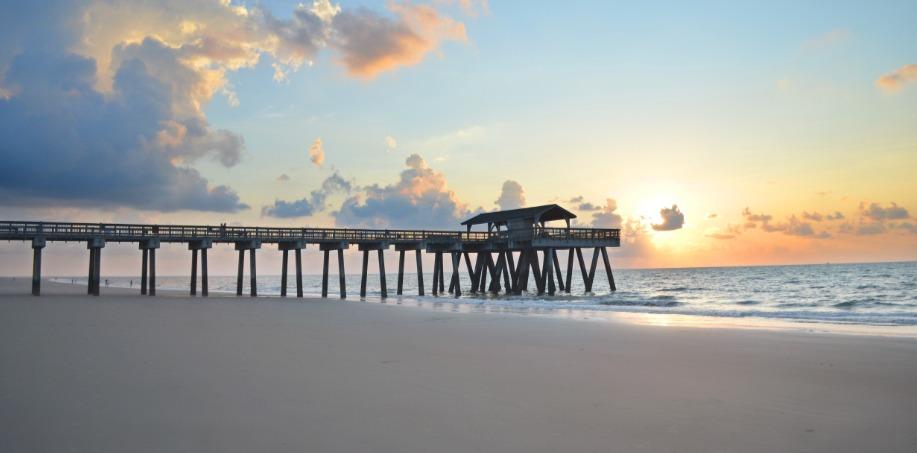 Tybee Pier at Sunrise