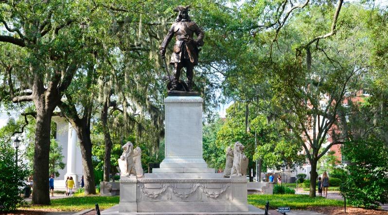 Chippewa Square Statue