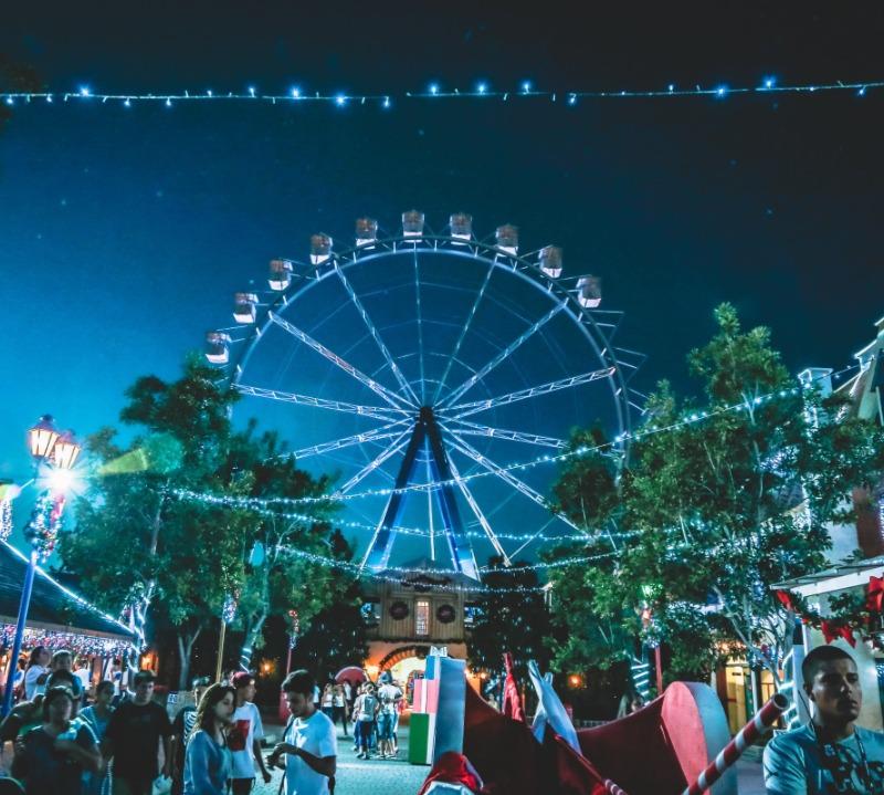 Fareiswheel At Night