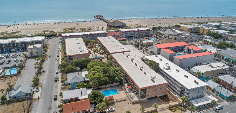 Above Downtown Tybee Island