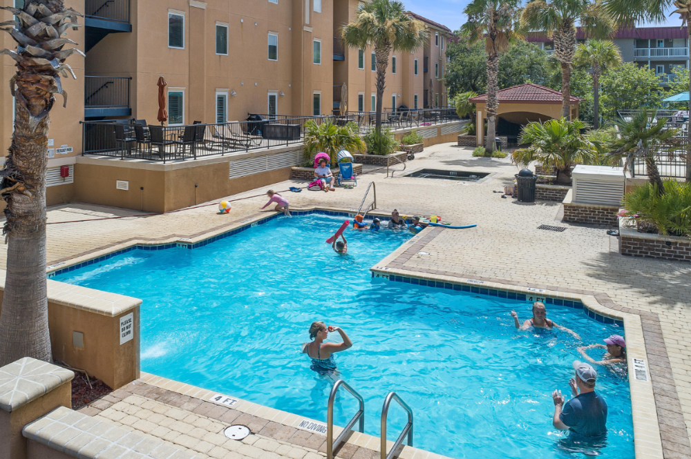 Pool at Brass Rails Villas