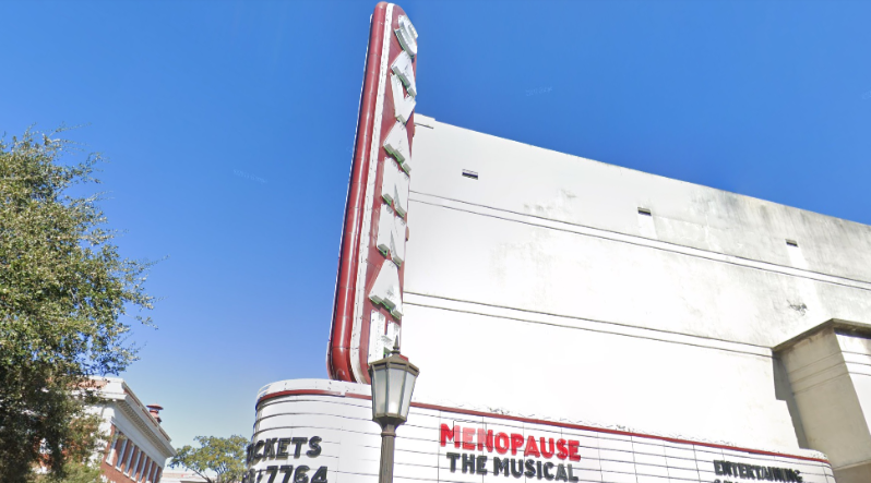 Front Of Historic Savannah Theater 