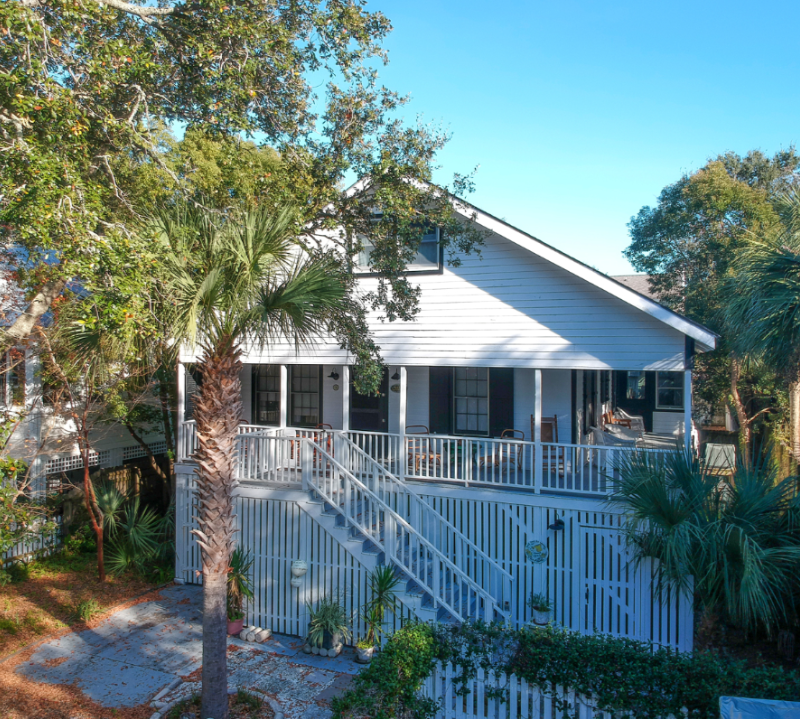 Front Of History Tybee Home