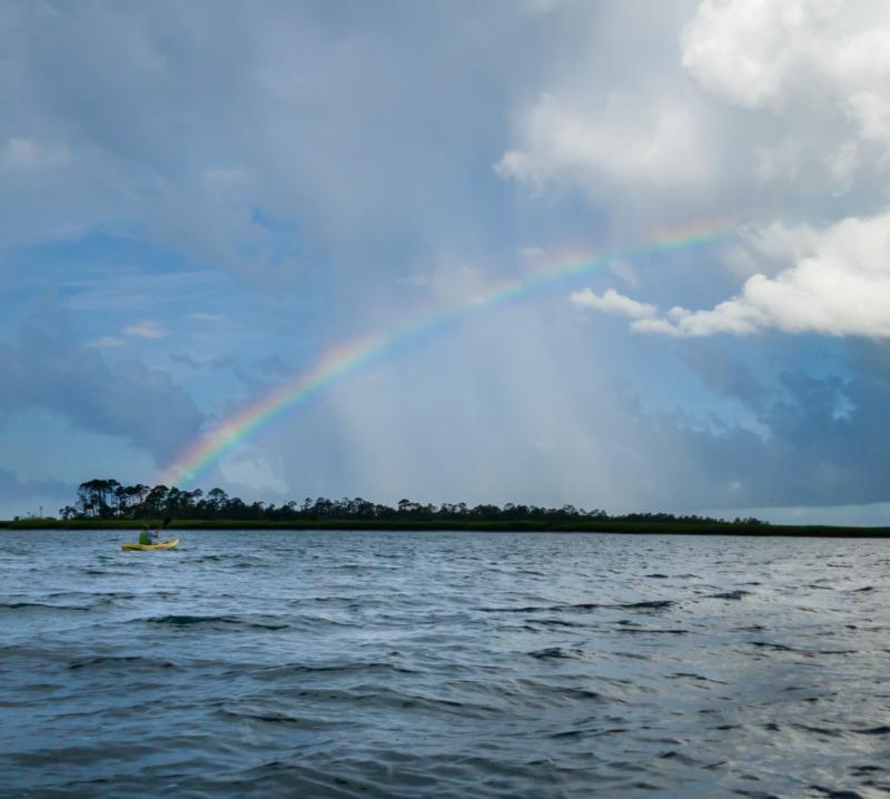 Rainbow Over Ocean & Isalnd