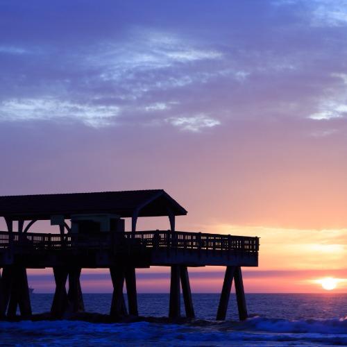 Tybee Pier at Sunset