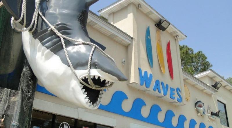 Front Of Waves Surf Shop